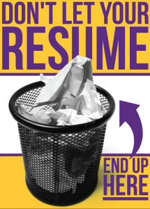 Don't Let Your Resume Get Trashed