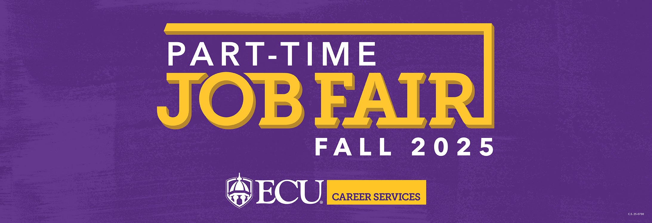 Fall 2025 part-time job fair web banner