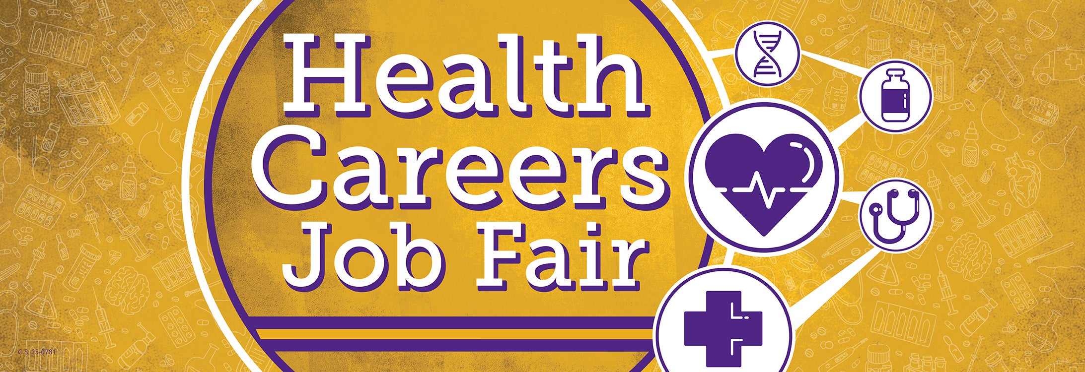 Fall 2025 health careers job fair web banner